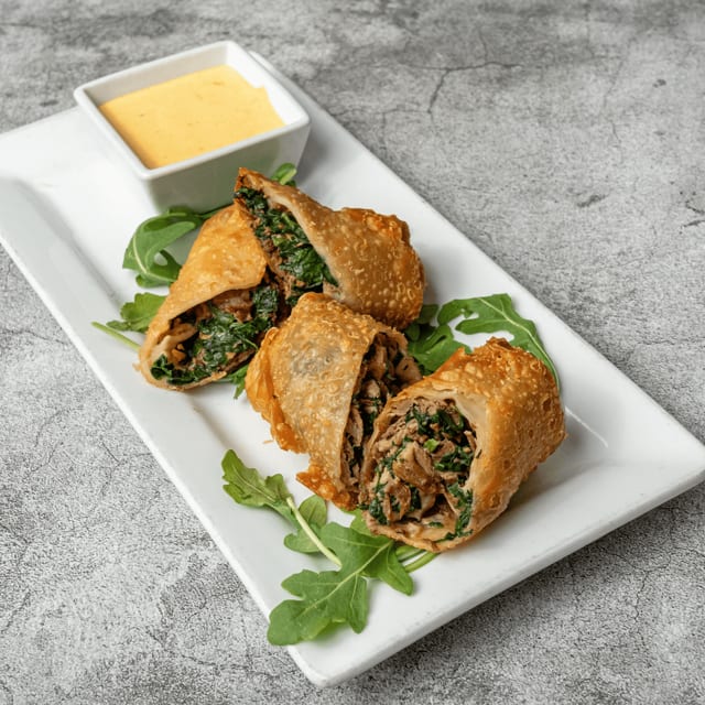 Short Rib Egg Roll.
