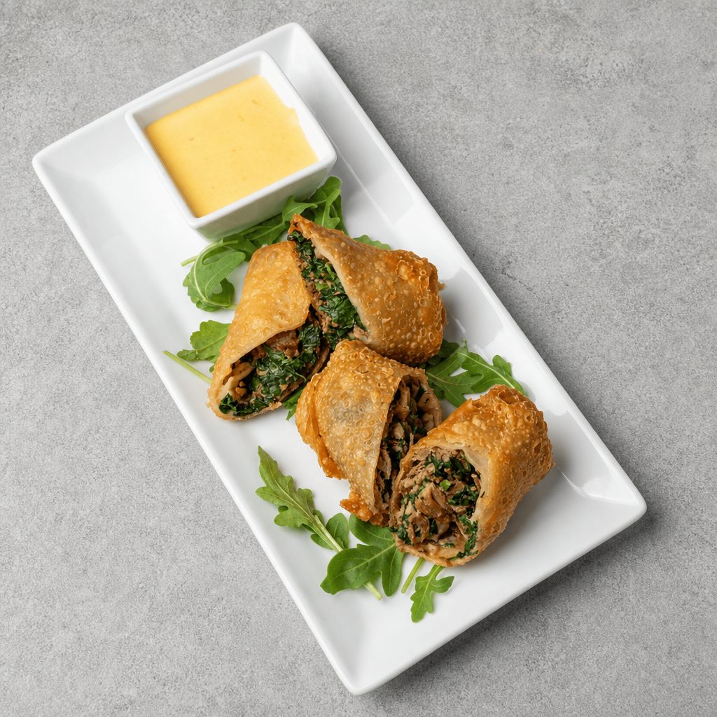 Short Rib Egg Roll.